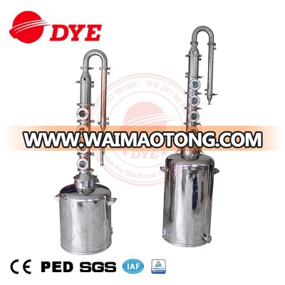 150L electric copper column stainless steel tank whisky distillery for home